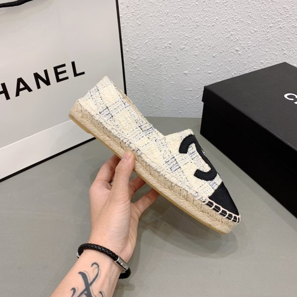 Chanel tweed espadrilles