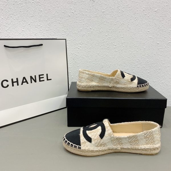 Chanel tweed espadrilles