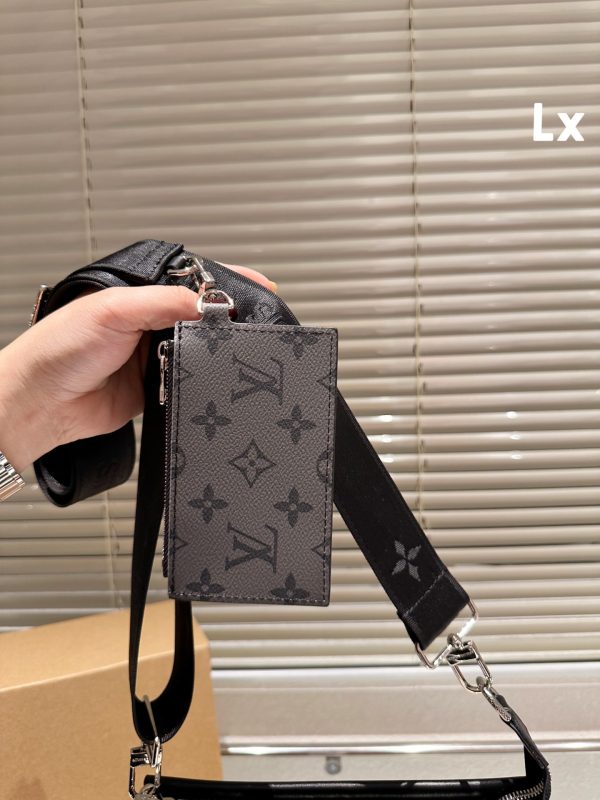 LOUIS VUITTON Monogram Eclipse Gaston Wearable Wallet