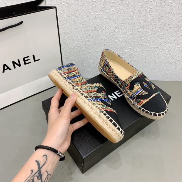 Chanel tweed espadrilles