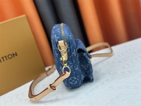 Louis Vuitton Monogram Denim Pochette Fairfax Shoulder