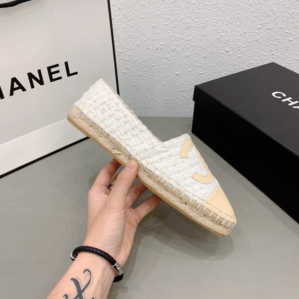 Chanel tweed espadrilles