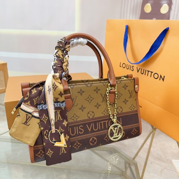 LOUIS VUITTON DUAL TONE HANDBAG