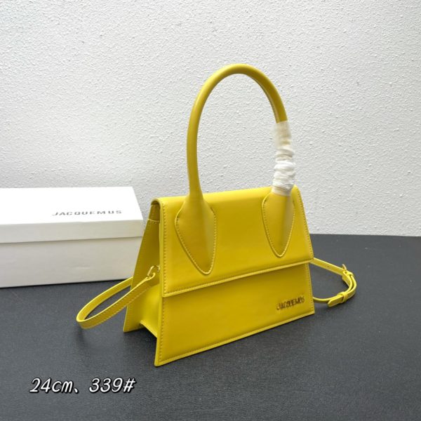 Jacquemus Yellow Le Chiquito Top Handle Bag