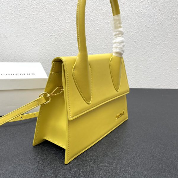 Jacquemus Yellow Le Chiquito Top Handle Bag