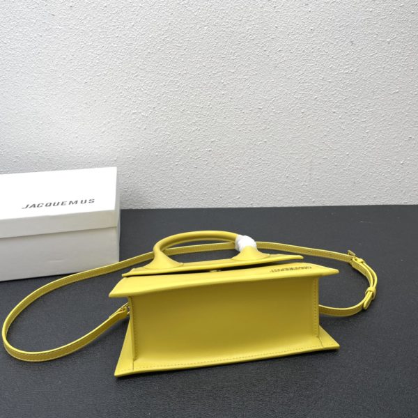 Jacquemus Yellow Le Chiquito Top Handle Bag