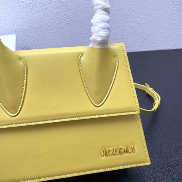 Jacquemus Yellow Le Chiquito Top Handle Bag