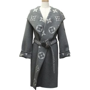 Hooded Wrap Coat Ready to Wear Louis Vuitton