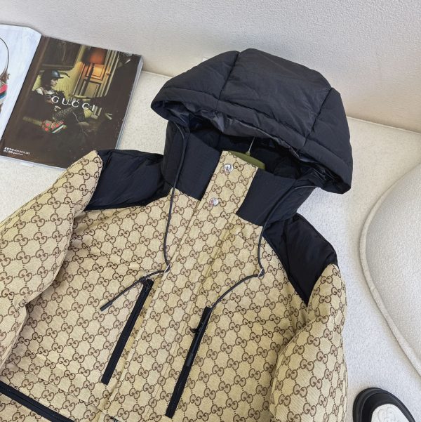 Gucci Gg canvas puffer down jacket